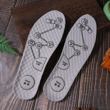 (grey, 37-38) Support Massage Insoles For Shoes Soft Mesh Deodorant Running Insoles For Feet Man Women Orthopedic Insoles
