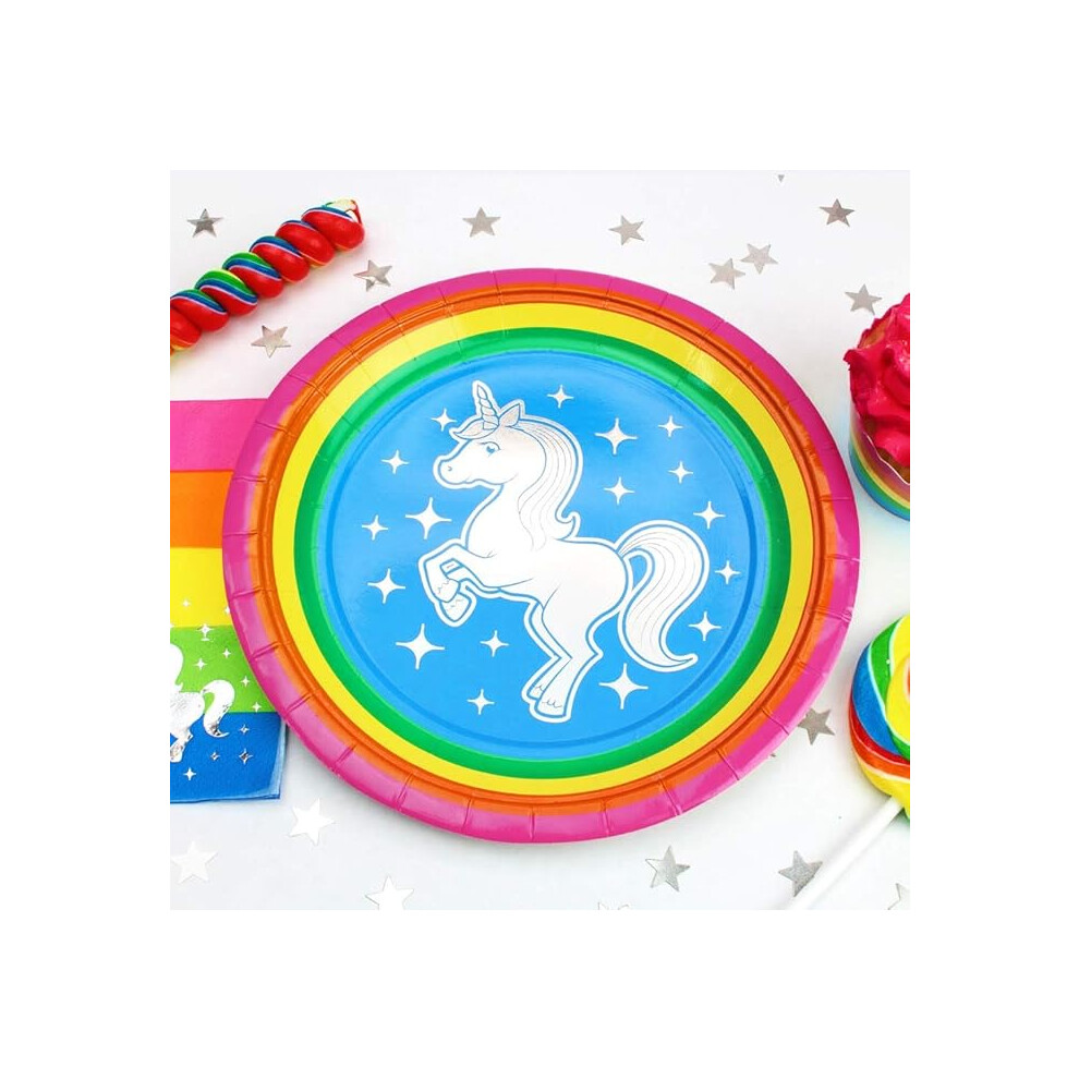 RAINBOW UNICORN PARTY PACK- DELUXE PACK FOR 16