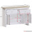 Vida Designs (White & Oak) Arlington Sideboard 2 Drawer 3 Door Storage Unit 7