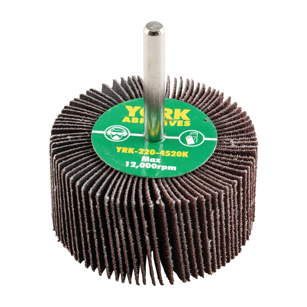 60 X 30MM Flap Wheels - Aluminium Oxide - 6.0MM Shaft P80