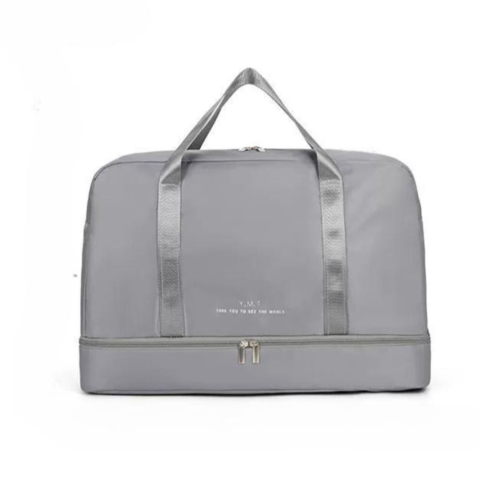 (grey, Large) Women Handbag Nylon Luggage Bags For Women Crossbody Bag Men's Travel Bag Casual Ladies Fashion Shoulder Bag