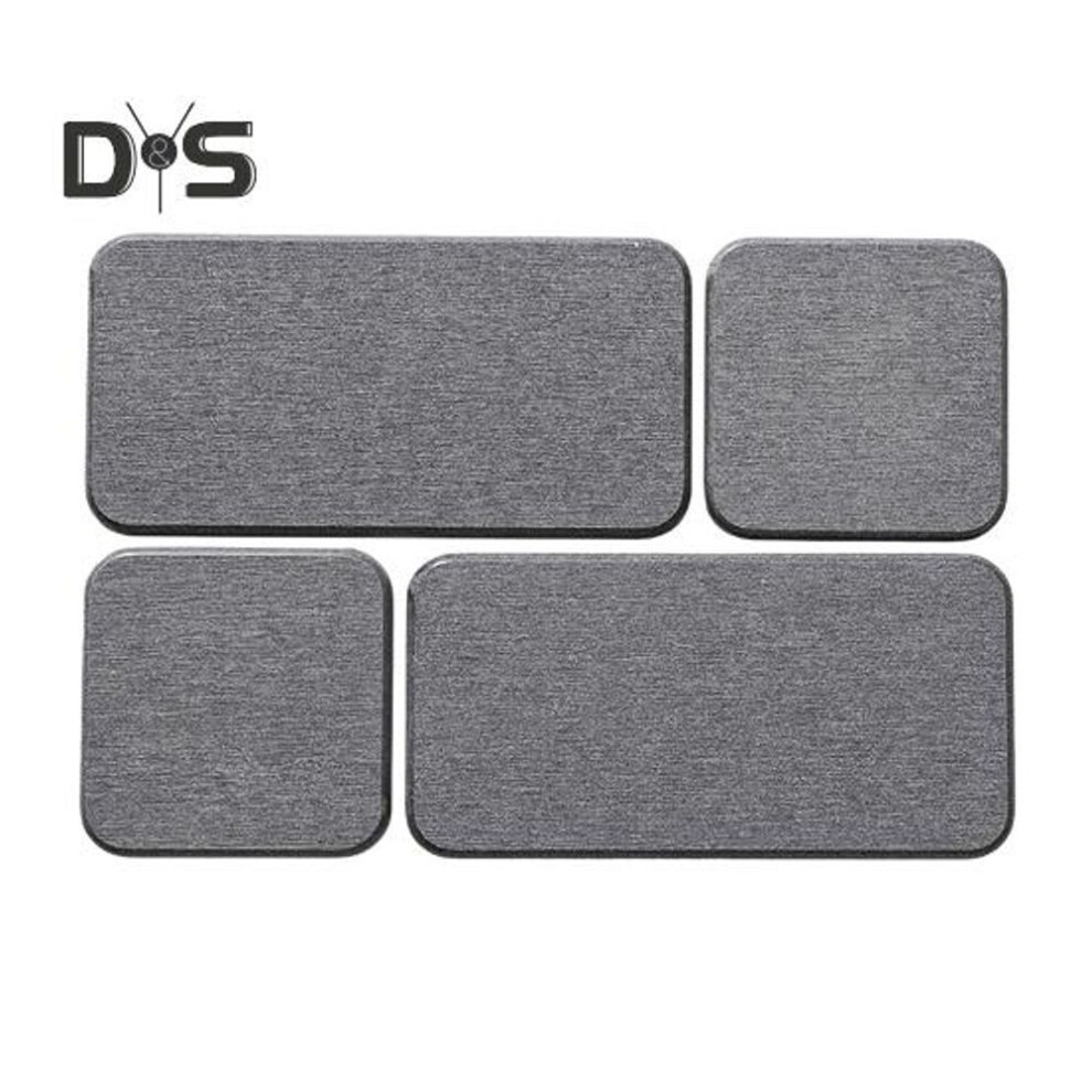 (dark gray) 4Pcs Water Absorbing Stone Tray Instant Dry Sink Coasters Kitchen Sponge Hand Soap Tray & Toothbrush Holders for Bathroom Counter