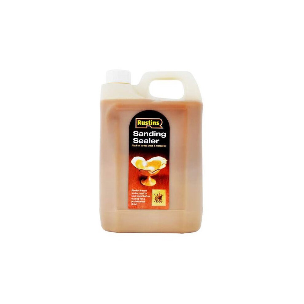 Shellac Sanding Sealer Rustins 4 Litre Wood Prior to Sanding or Waxing