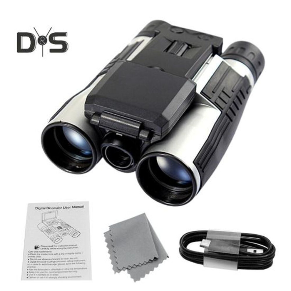 12X32 Binocular Telescope 1080P Digital Camcorder Portable Outdoor Travel Hiking Hunting Bird Watching Concert Mini Handheld Video Camera Telescope