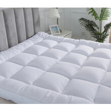 (10CM Micro Fiber Mattress Topper (Single)) Mattress topper Super Soft Box Stitched 4"(10cm) Thick Extra Deep Air Flow Microfibre Mattress Topper Air Circulation to keep you Cool