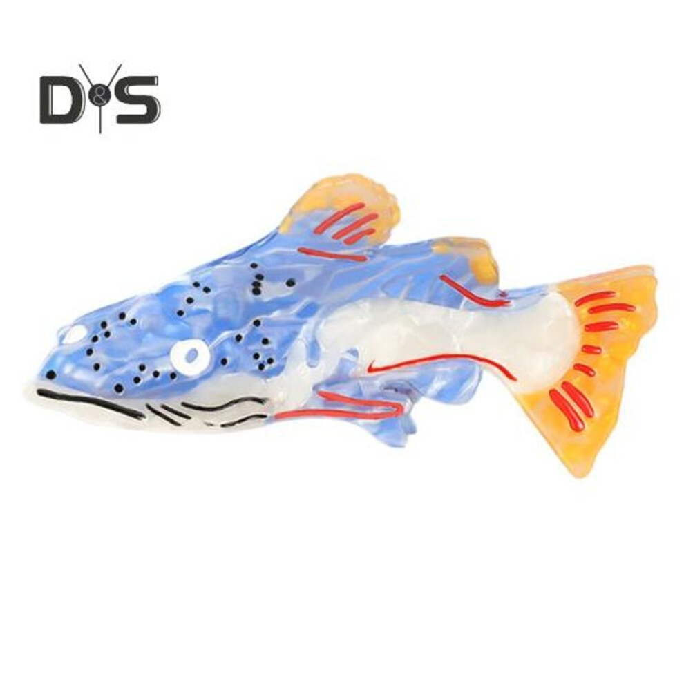 (blue) Shark Shape Hair Claw Women Thick Hair Back Head Shower Hair Clip Non-Slip Hair Accessories Hair Styling Tools