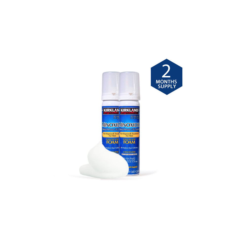 Kirkland Minoxidil Foam For Men 2 Months Supply