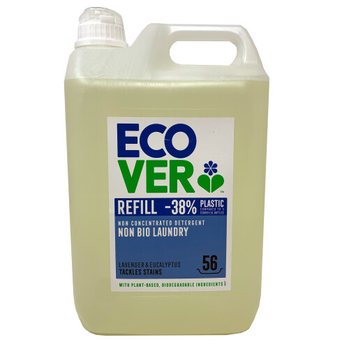 Ecover Ecover Non Bio Laundry Liquid 5l Drum (56 Washes)