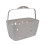 JVL Plastic Hanging Peg Basket, Grey 1