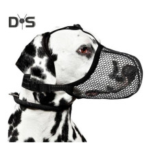 (black, XXL) Dog Muzzle Soft Mesh Muzzle for Small Medium Large Dogs Breathable Basket Muzzle for Anti Barking Chewing Biting