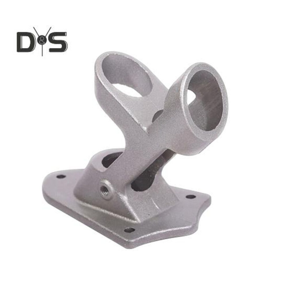 (silver) Flag Pole Holder Heavy Duty Flag Pole Mounting Bracket 45-degree Angle Metal Flag Mount For Outdoor Wall Porch House Boat Flag Banner Mounting