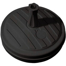 GEEZY Parasol Base 13L Black Plastic Umbrella Stand Water Sand Beach Terrace Outdoor