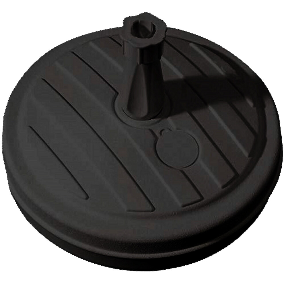 GEEZY Parasol Base 13L Black Plastic Umbrella Stand Water Sand Beach Terrace Outdoor