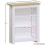 Vida Designs (White & Oak) Arlington 3 Tier Bookcase Shelf Library Storage 7