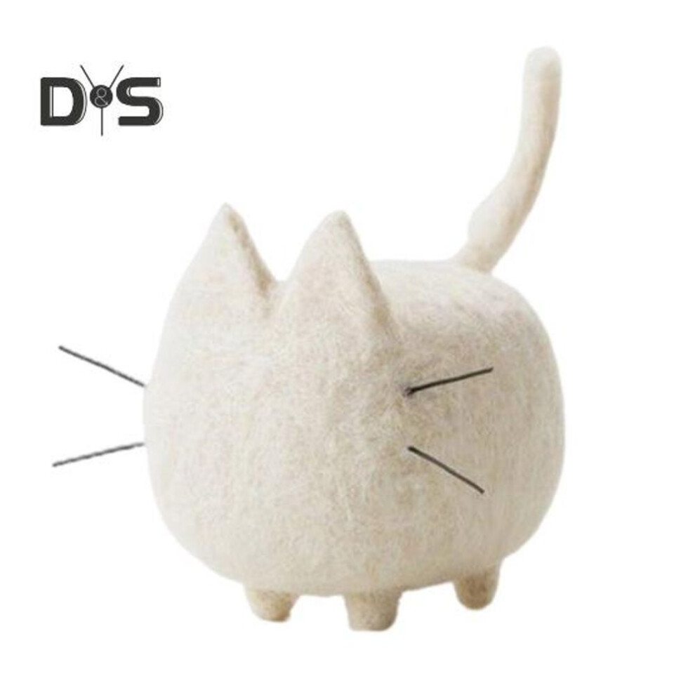(as the picture, D) Needle Felting Kit For Beginners Adults Wool Roving With Needles Foam Pad Set Felting Supplies Diy Craft Kit Gift For Felting Enthusiasts