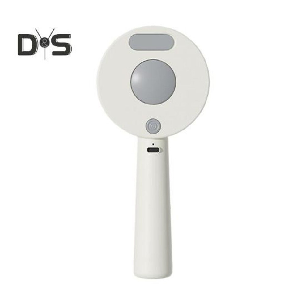 (white) Pet Steam Brush 4-in-1 Pet Spray Hair Removal Comb with Release Button And Tank Rechargeable Cat Grooming Tool for Dogs Cats