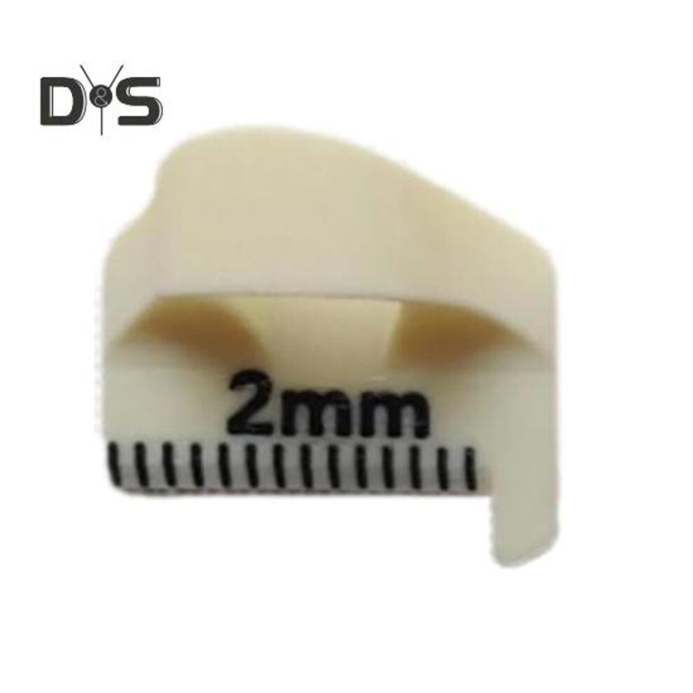 (light yellow, 2mm) 2/3/4MM Sewing Template Finger Ruler DIY Sewing Craft Projects Patchwork 3D Printed Sewing Stencil Tools with Precise Scale Sewing Enthusiasts Gift