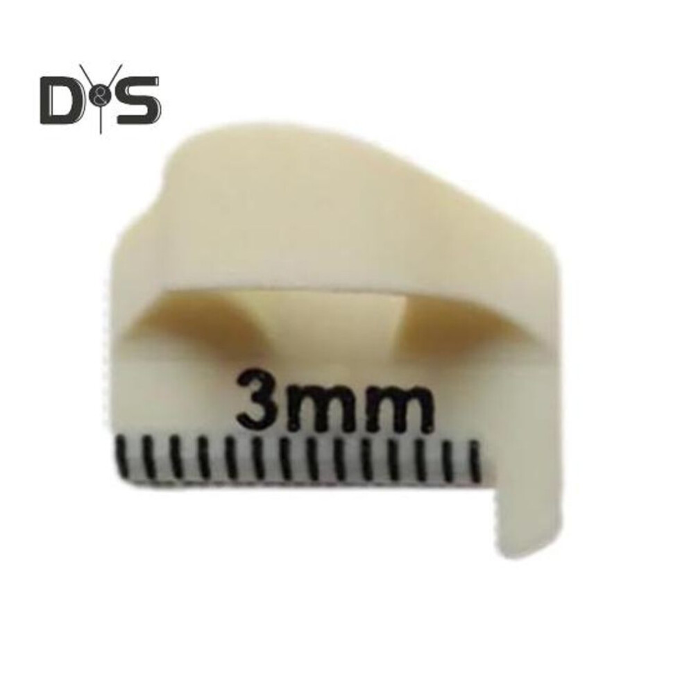 (light yellow, 3mm) 2/3/4MM Sewing Template Finger Ruler DIY Sewing Craft Projects Patchwork 3D Printed Sewing Stencil Tools with Precise Scale Sewing Enthusiasts Gift