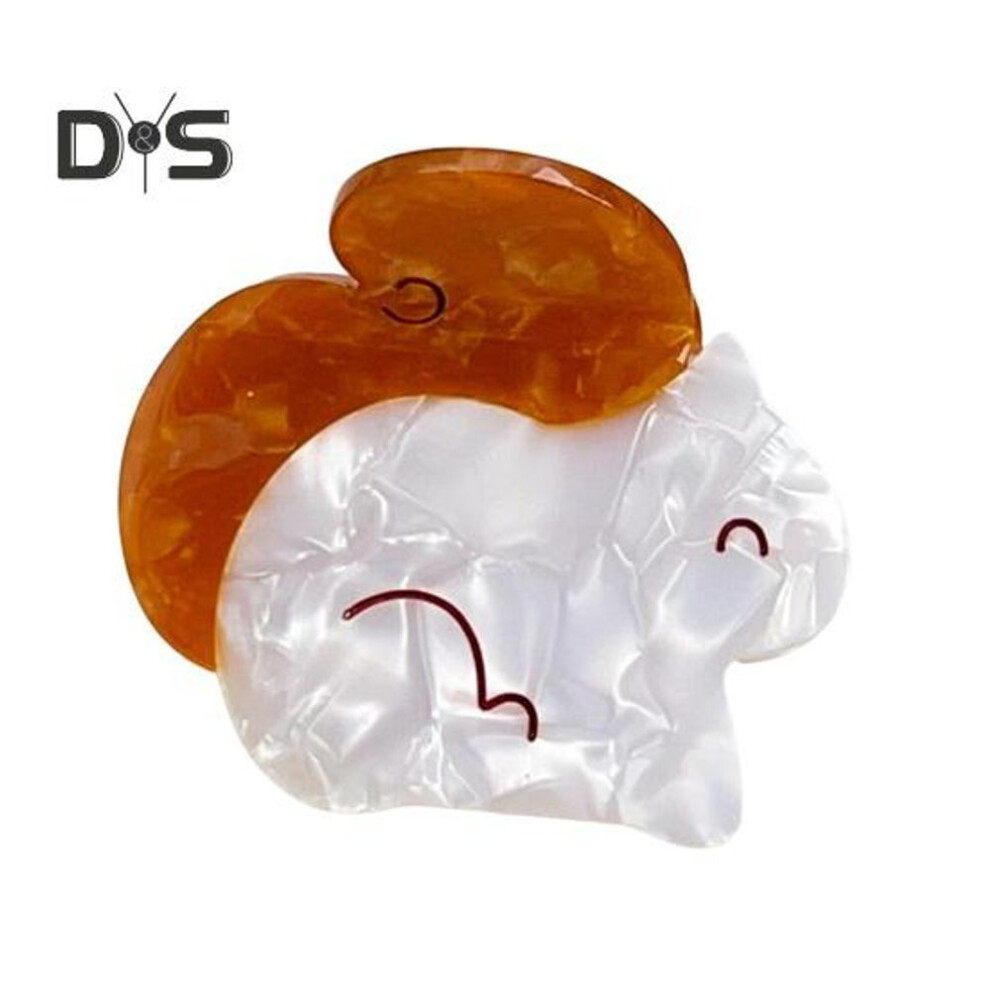 (as the picture, B) Hair Claw Cartoon Cat Mouse Shape Hair Clip Back Head Anti-slip Teeth Hair Barrette Shark Hair Pin Hair Accessories