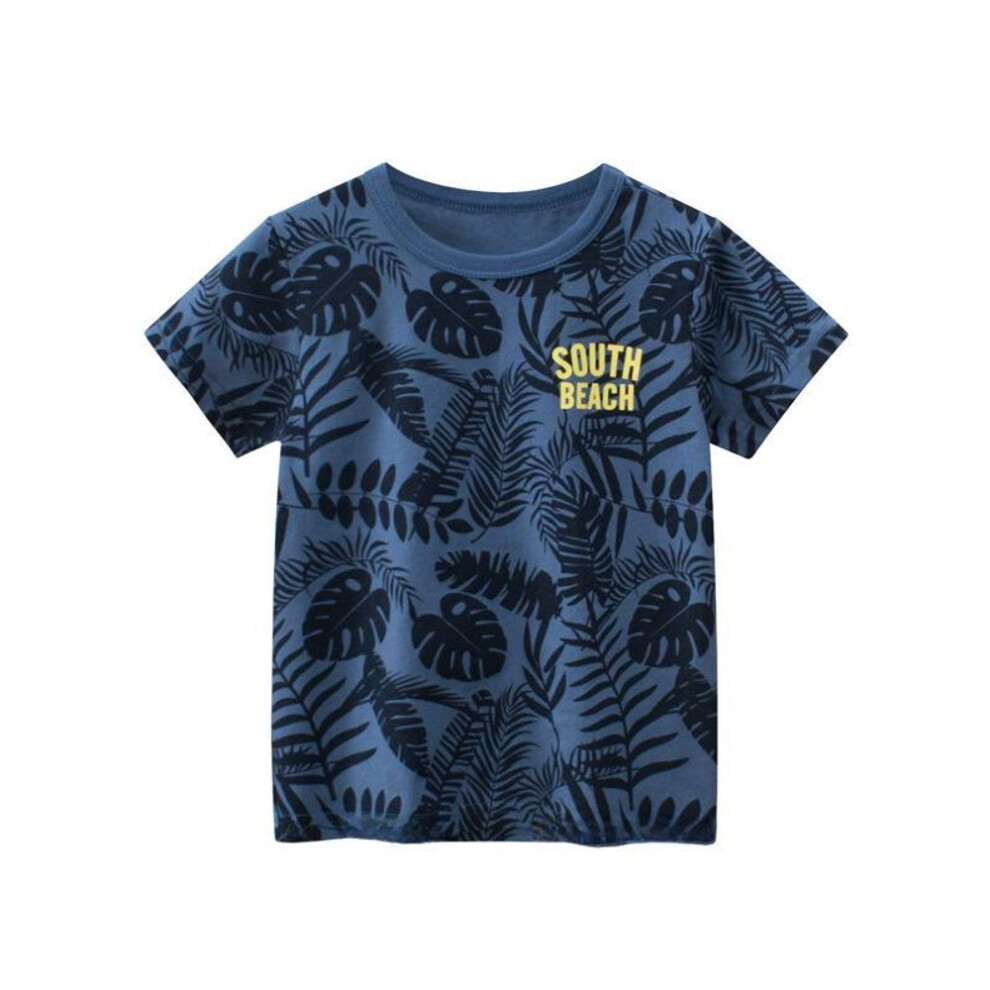 (90 cm) 2025 Summer Korean Boys' Short-sleeve T-shirts & Baby Clothes