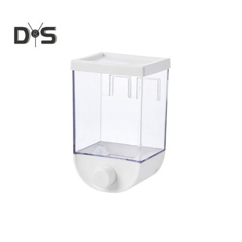 (as the picture, M) Sealed Jar Cereal Airtight Storage Container Wall-mounted Design Large Capacity Food Grade Cereal Coffee Bean Organizer Box