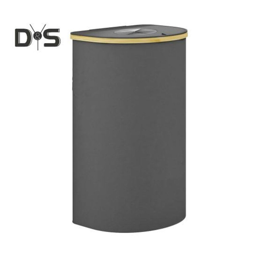 (grey) Recycling Bin Large Capacity Strong Load-bearing Foldable Design Bottles Cans Organizer Kitchen Use Collapsible Recycling Bin