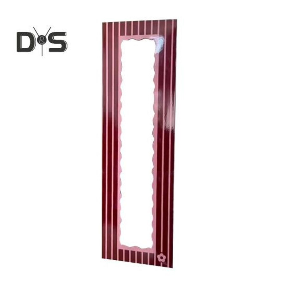 (red) Magnetic Photo Frame Refrigerator Magnet Family Picture Display Frame with Clear PVC Cover Home Office Fridge Decoration Photo Holder