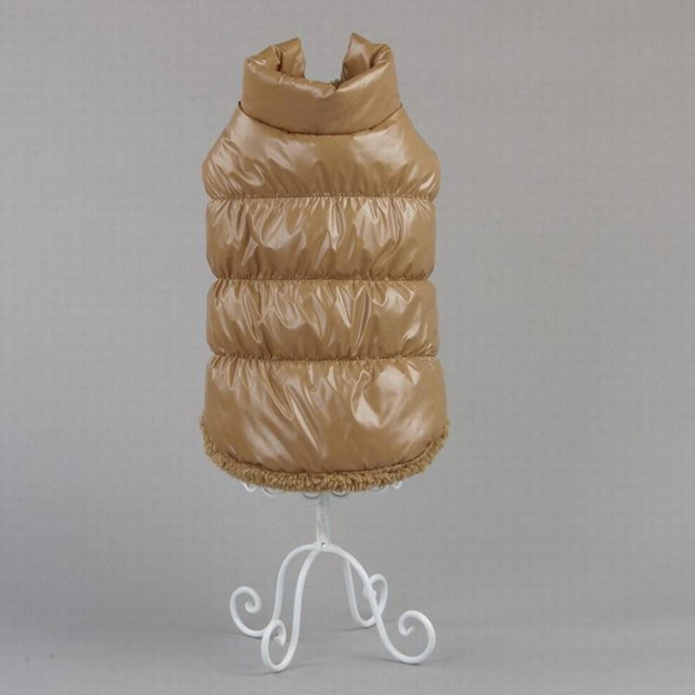 (brown, 3XL) Thick Winter Pet Vest: Cozy Teddy Clothes For Dogs And Cats