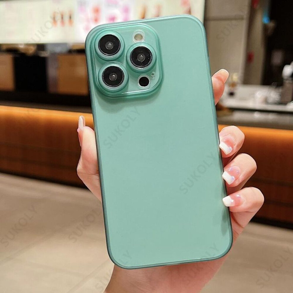 (green, iPhone X / XS) Solid Color Ultra Thin Matte Phone Case for iPhone 16 15 14 Pro 13 12 11 Pro Max Xs Max X Xr 7 8 Plus Transparent Cover Coque
