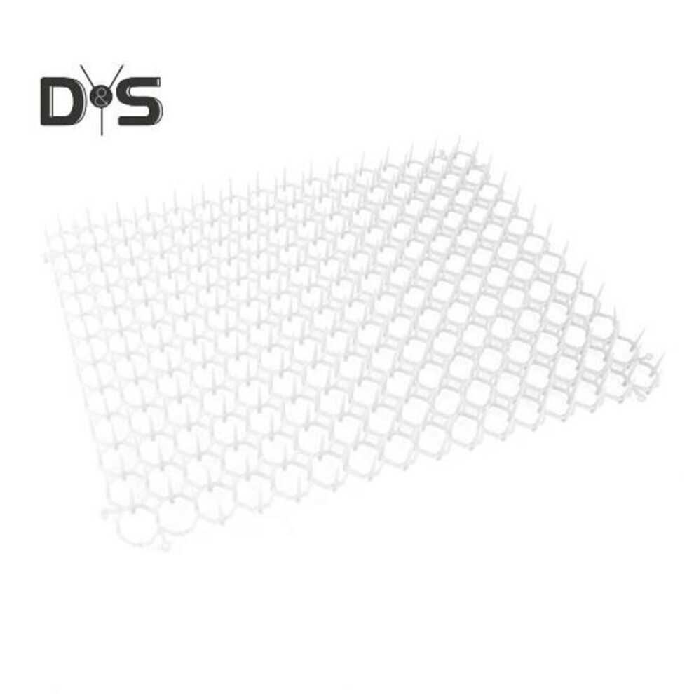 (white) Cat Repellent Mat With Spikes Anti-cat Mat Pet-friendly Cat Deterrent Scat Garden Fence Animal Barrier For Yard Couches Countertops