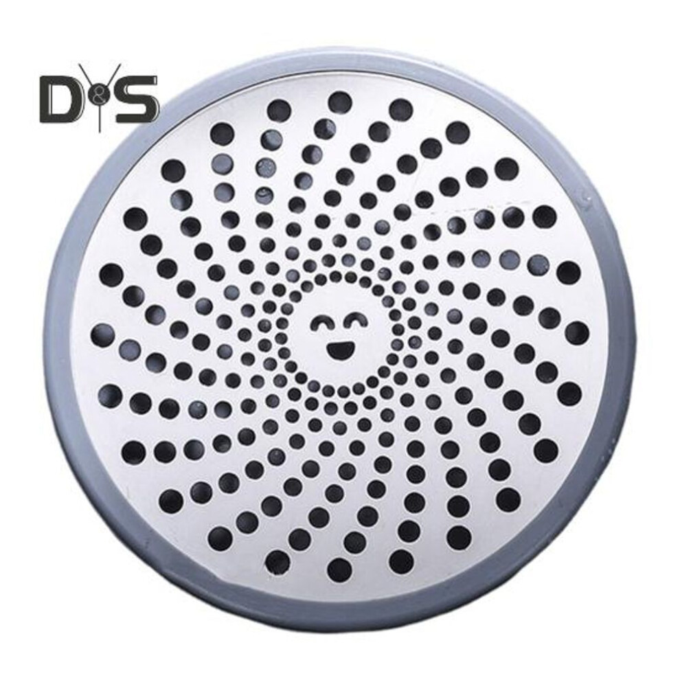 (as the picture, C) Stainless Steel Floor Drain Filter Hair Catcher With Silicone Ring Rust-resistant Bathroom Sink Strainer Shower Drain Hair Trap Stopper