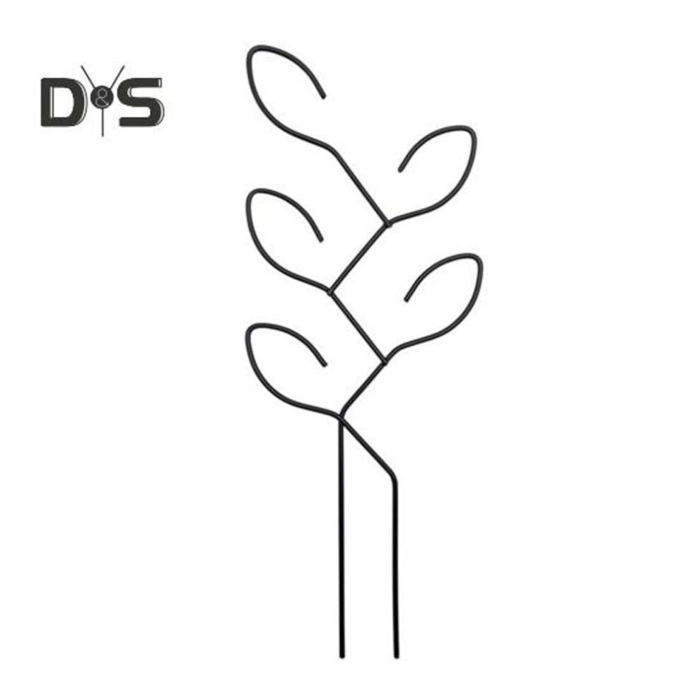 (as the picture, 1pc) Leaf Shape Garden Trellis Metal Coated Stake Trellis Planter Plant Support Stake For Monstera Climbing Plant Potted Plants Houseplants