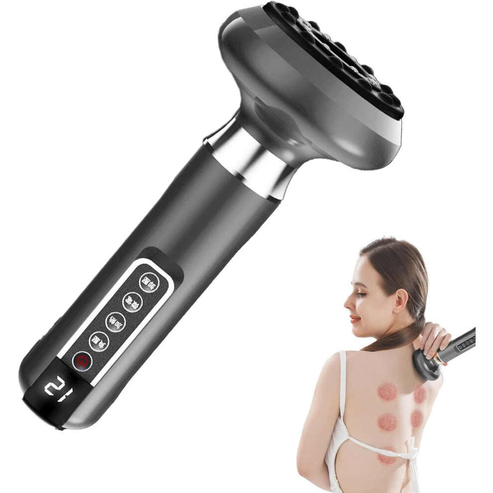 Cellulite Massager Electric Suction Cup Adjustable Body Fat Vacuum for Tummy Thigh Butt