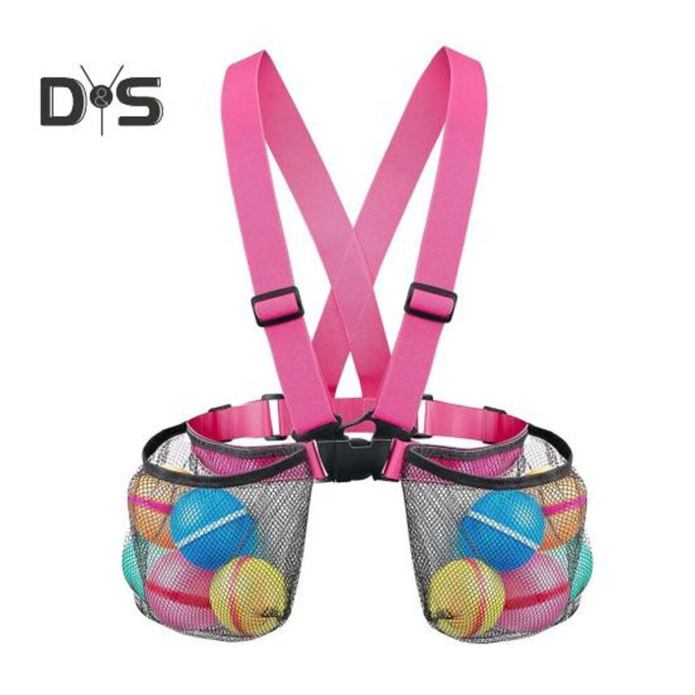 (rose red) Water Balloon Carrying Backpack For Kids Swimming Pool Water Balloon Storage Mesh Bag With Adjustable Strap For Summer Pool Beach Accessory