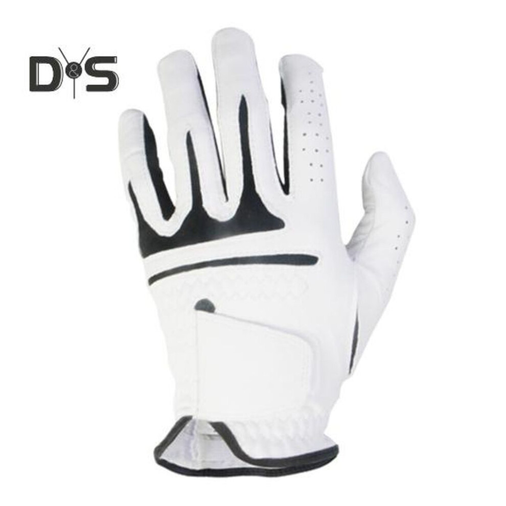 (as the picture, 22) Men's Golf Gloves For Left Hand Anti-slip Grip Soft Sheep Leather Golf Glove Golf Gifts For Father's Day And Golf Enthusiasts