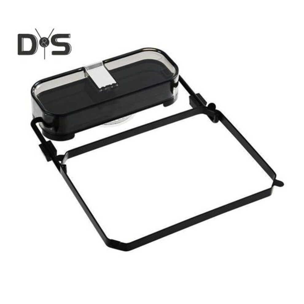 (black) Suction Cup Sink Strainer Kitchen Drain Rack Multipurpose Metal Waterproof Rust-free Drainer Basket For Food Waste Tea Leaves
