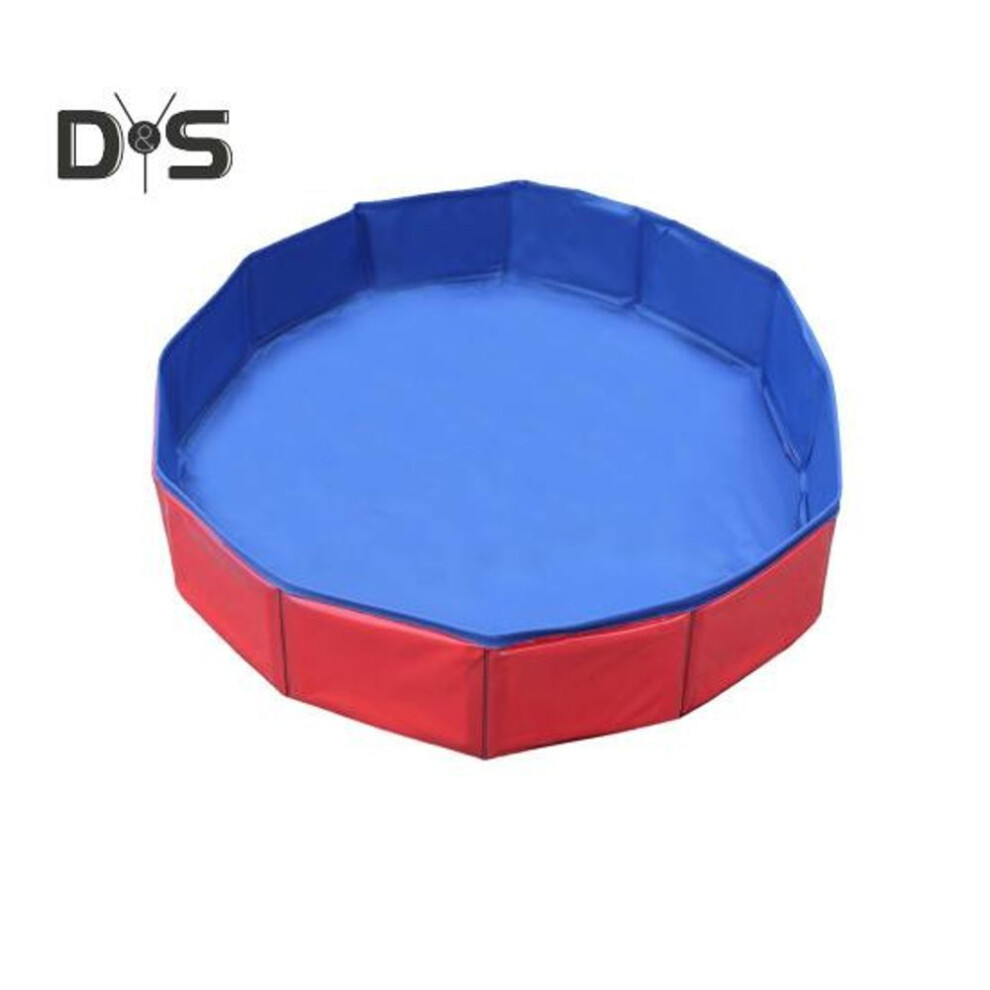 (30cm, red) Pet Bath Tub Cat Bath Pool Pet Water Playing Swimming Tub Collapsible Portable Cat Bathtub For Indoor Cats