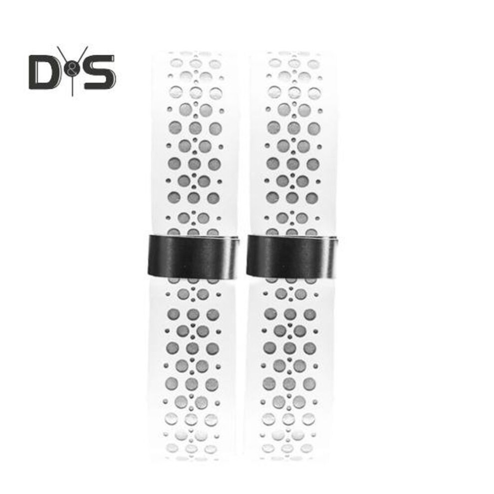 (white) 2 Pcs Baseball Bat Grip Tape 1.75mm Anti-Slip Sports Handle Tape for Golf Tennis Softball Hockey Rackets Baseball Bat Wrap Grip Tape
