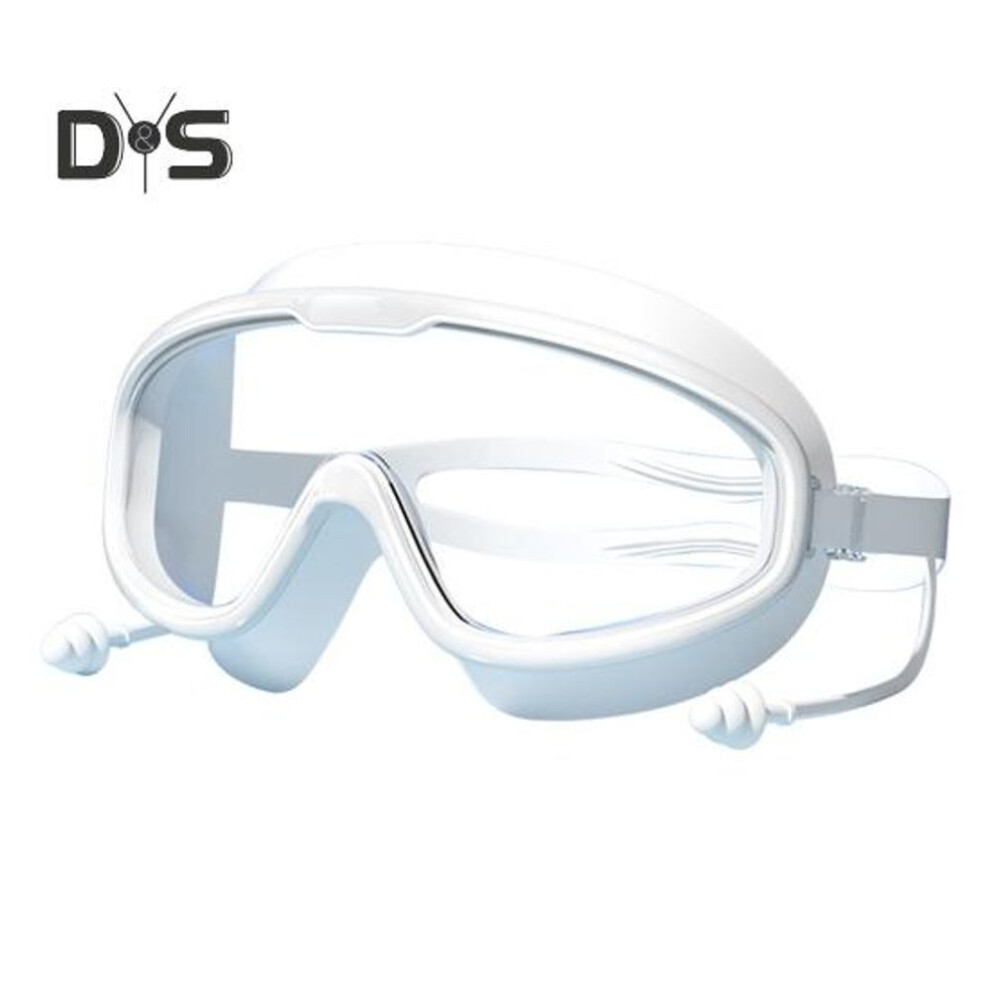 (white) Adults Swimming Goggles Anti-Fog Pool Glasses Clear Vision No Leaking Swim Goggles for Adults Teenagers