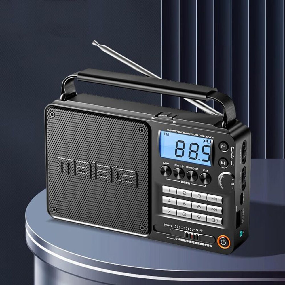 Portable All-wave Receiver/radio Battery Operated Radio with LED Lighting Lamp and Bluetooth Speakers Multi-function Player