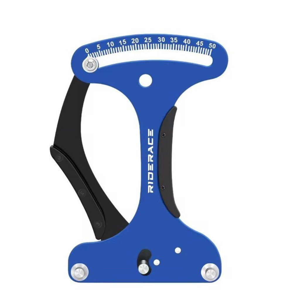 (blue) RIDERACE Bike Indicator Meter Tensiometer Bicycle Spoke Tension Wheel Builders Tools MTB Road Cycling Spokes Checker Repair Tool