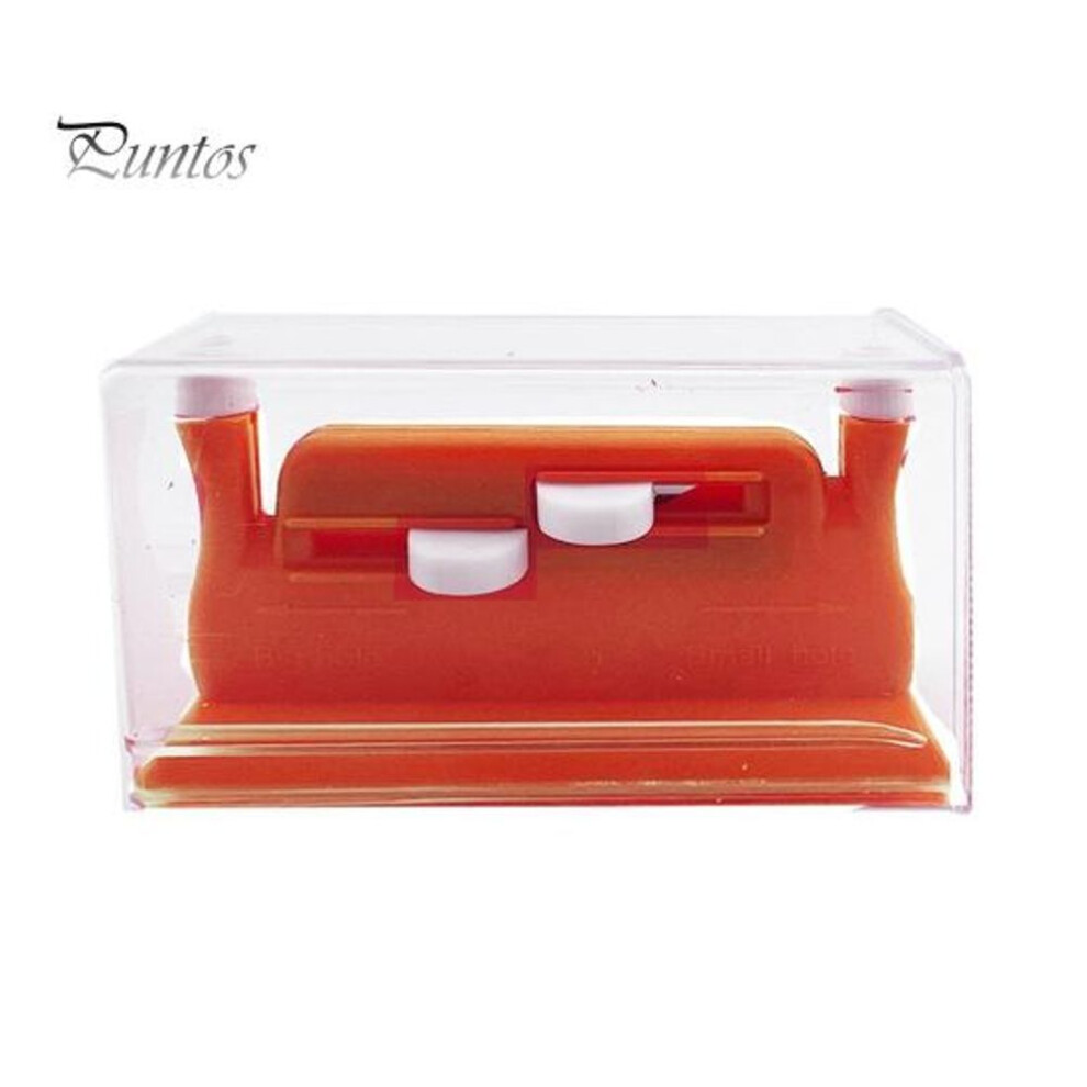 (orange) Automatic Needle Threader Double-headed Thread Device Needle Threading Tool With 5 Needles For Hand Sewing Machine Sewing