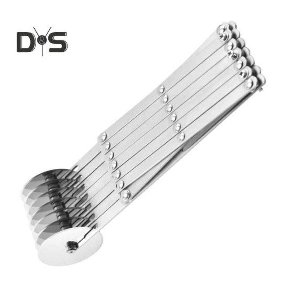 (as the picture, C) Stainless Steel Multi-Wheel Pizza Cutter Ergonomic Handle Food-Grade Kitchen Bakery Essential for Pastries Pizza Dough Cakes