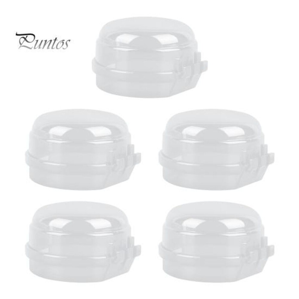 (clear, 5pcs) 5/10pcs Gas Stove Knob Cover Dustproof Baby Proof Kitchen Microwave Oven Switch Knob Lock Guard Child Safety Protection Oven Knob Protector