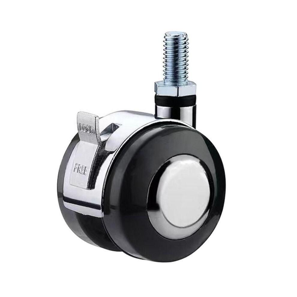 (2inch-2) Moving Swivel Caster Soft Rubber Universal Wheel Furniture Casters Wheels  For Trolley Baby