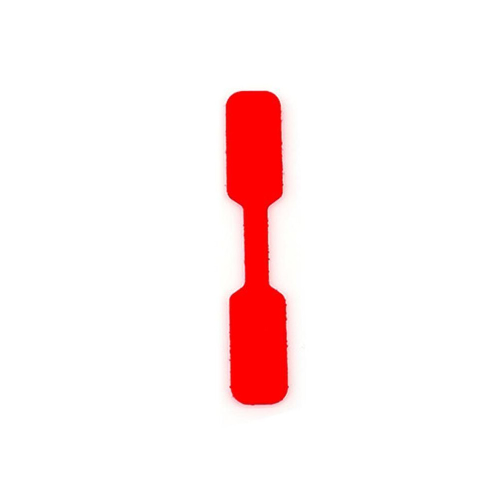 (red, 2pcs) Self Adhesive Cable Labels Colorful Waterproof Cord Labels Tags Cable Management For Home Wire Tags Tear Resistant