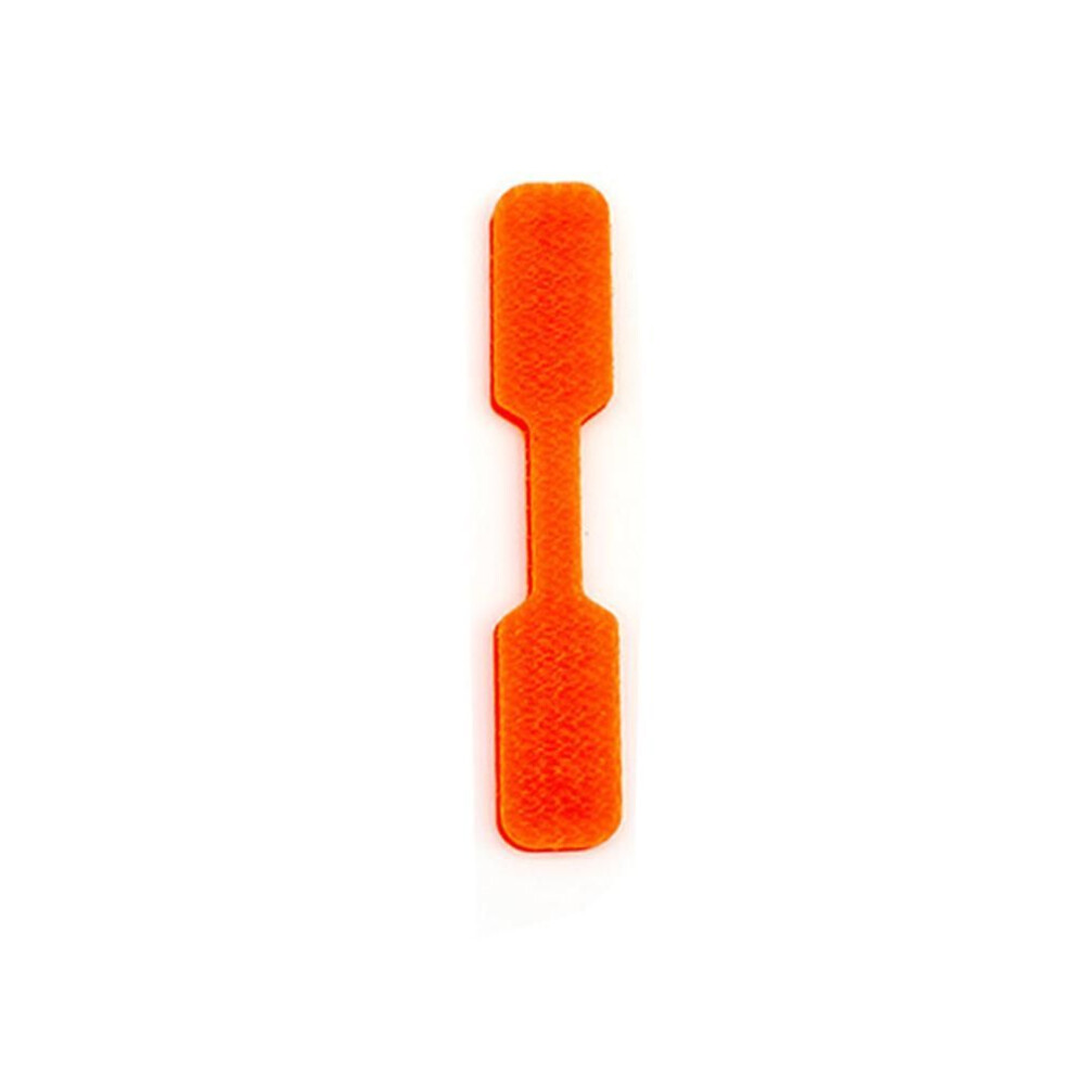 (orange, 10pcs) Self Adhesive Cable Labels Colorful Waterproof Cord Labels Tags Cable Management for Home Wire Tags Tear Resistant