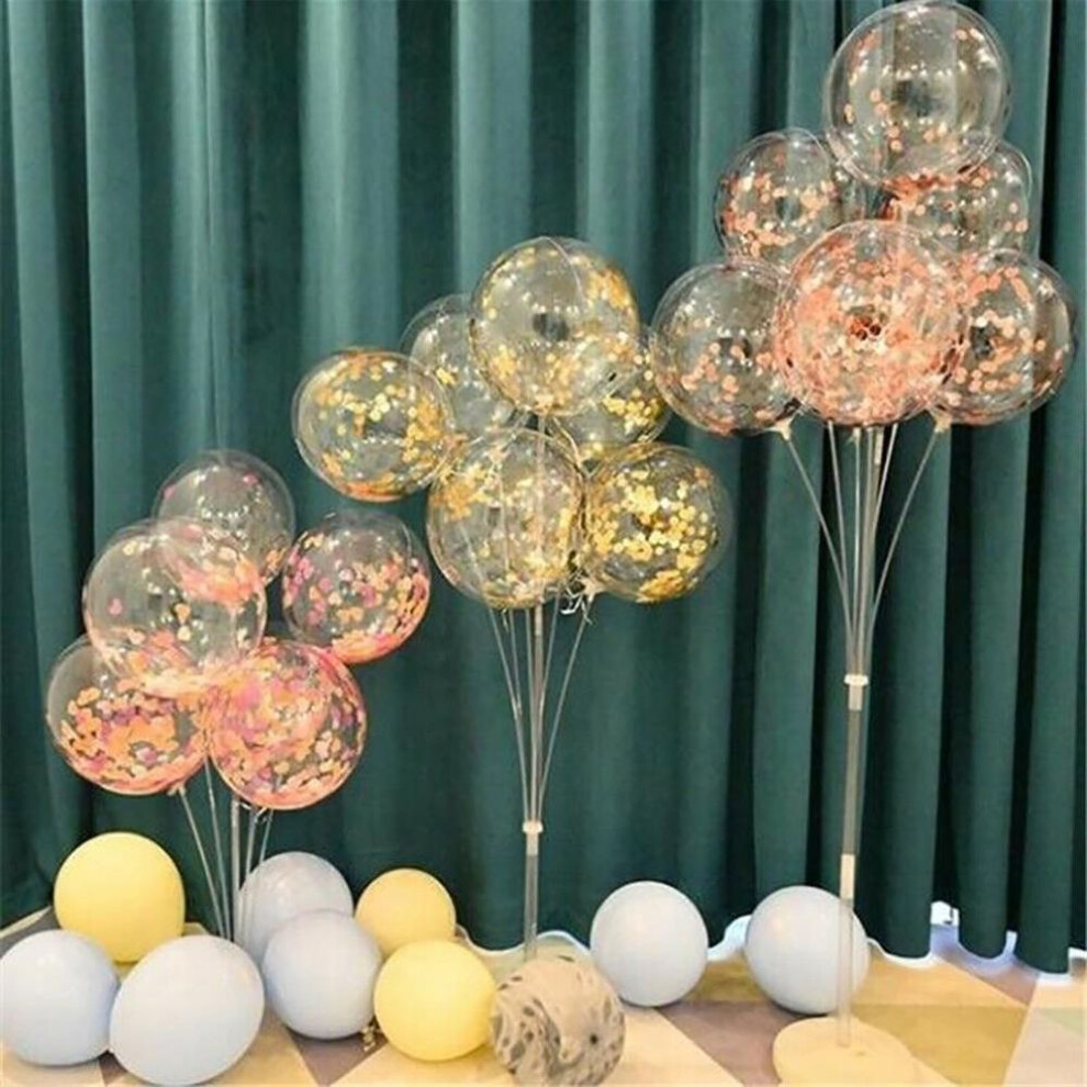 8 Tubes Balloons Display Column Stand Holder Baby Shower Wedding Birthday Decor