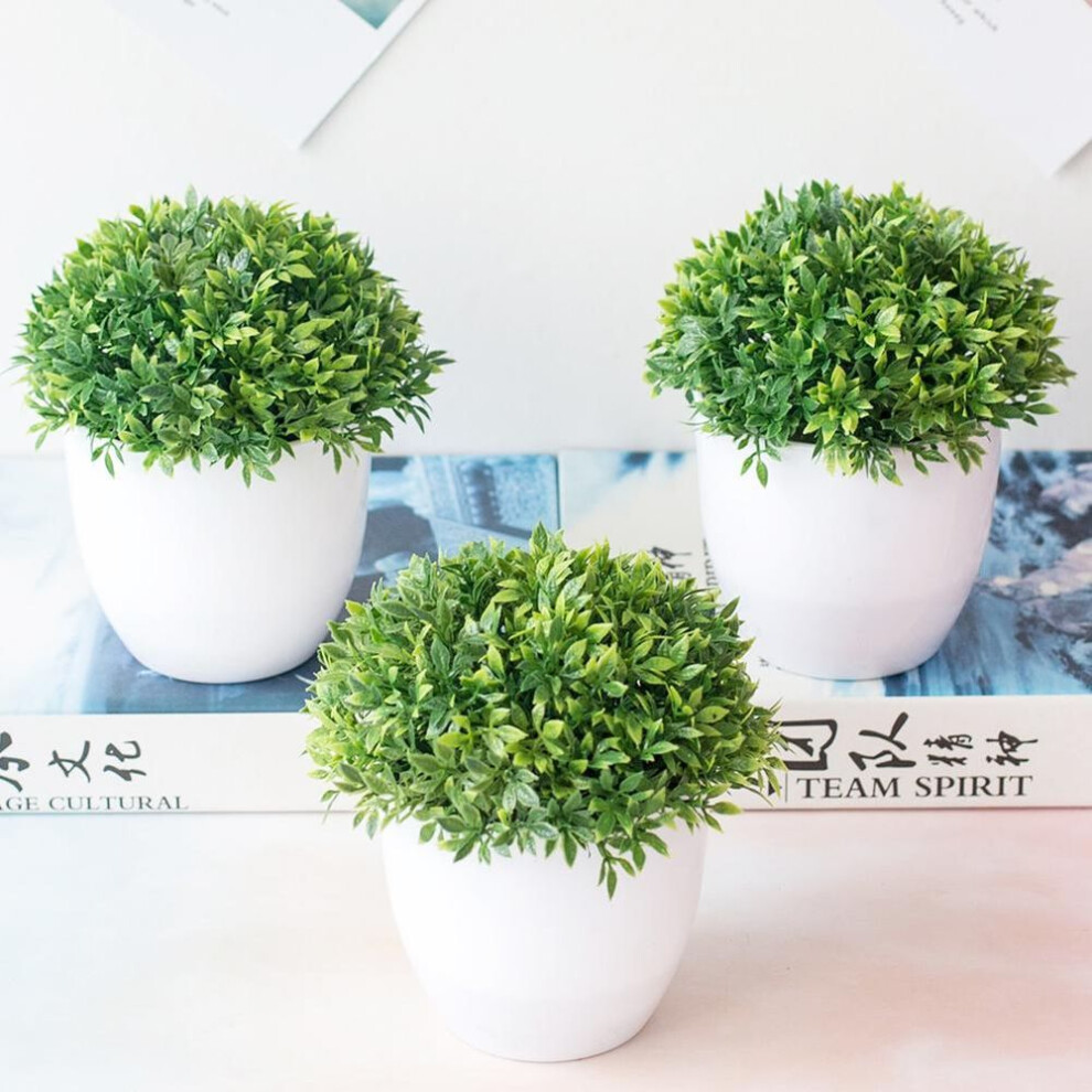 Artificial Plant Grass Ball Miniascape Wedding Party Home Table Bonsai Decor