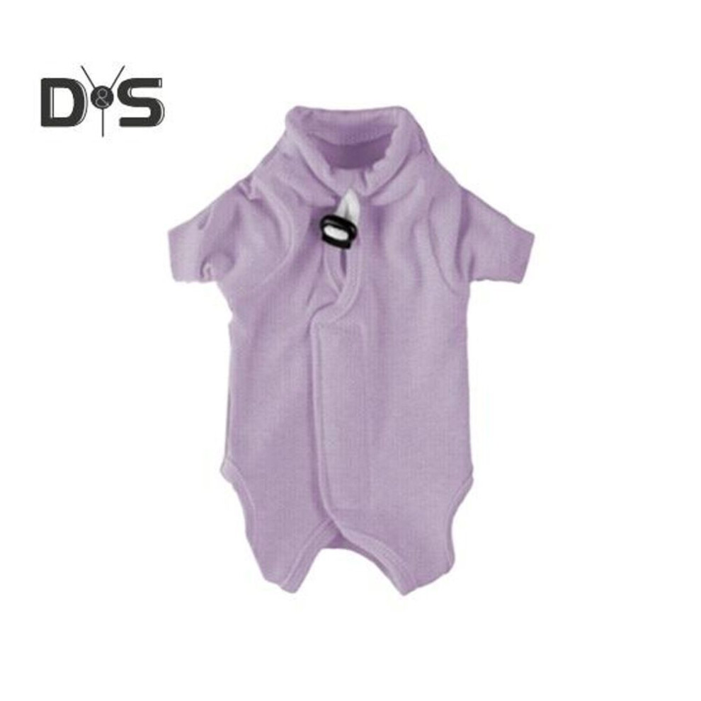 (purple, L) Cat Neutering Suit Pet Weaning Suit Surgery Recovery Clothes Anti Licking Kitten Jumpsuit Breathable Pet Sterilization Vest